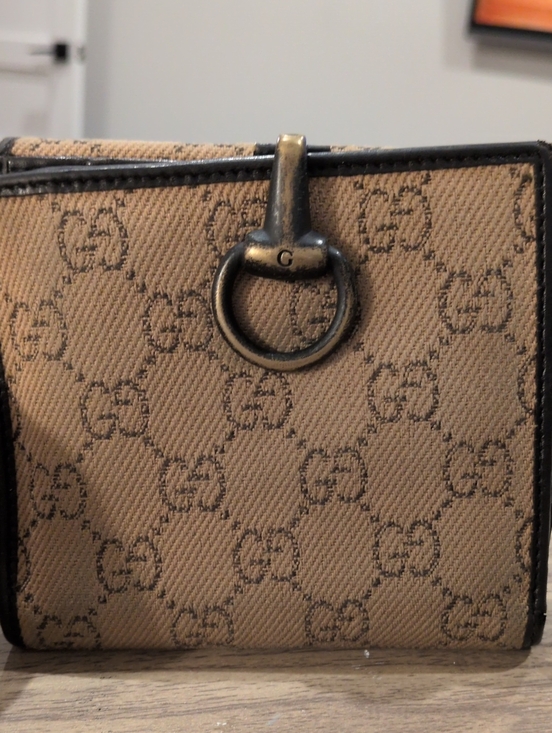 Gucci Handbags - Vintage Tom Ford Era Gucci GG Canvas Horsebit Compact Wallet